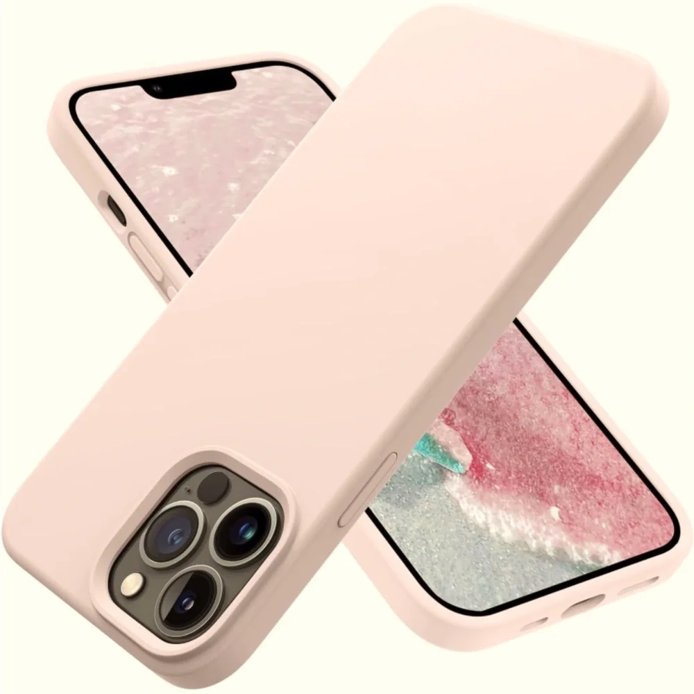 New Compatible with iPhone 13 Pro Case, Silicone Slim Protective Shockproof